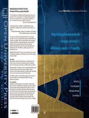 cover image of Regulating Pharmaceuticals in Europe